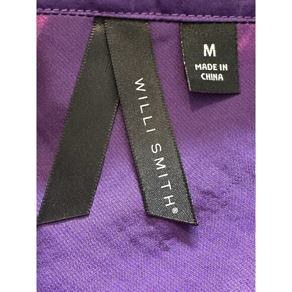 Women's Willi Smith Purple Sleeveless Top Blouse Size M - Picture 14 of 16